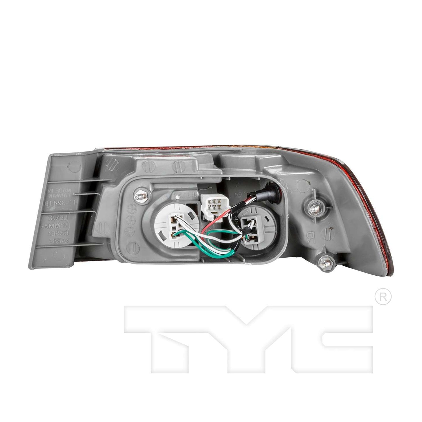 Back View of Left Tail Light Assembly TYC 11-3242-00