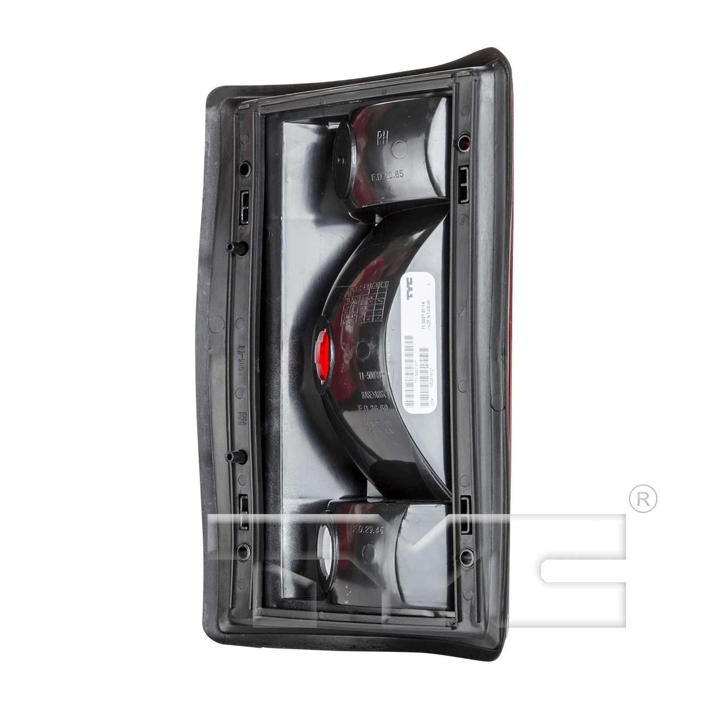 Angle View of Right Tail Light Assembly TYC 11-5007-01