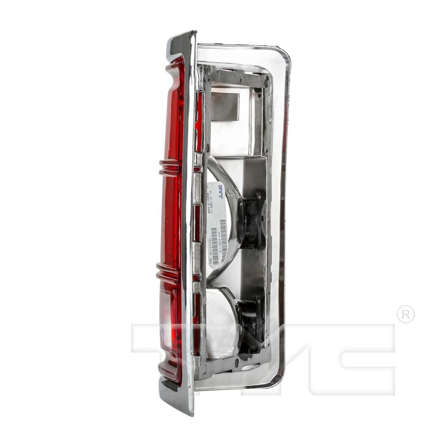 Angle View of Left Tail Light Assembly TYC 11-5060-01