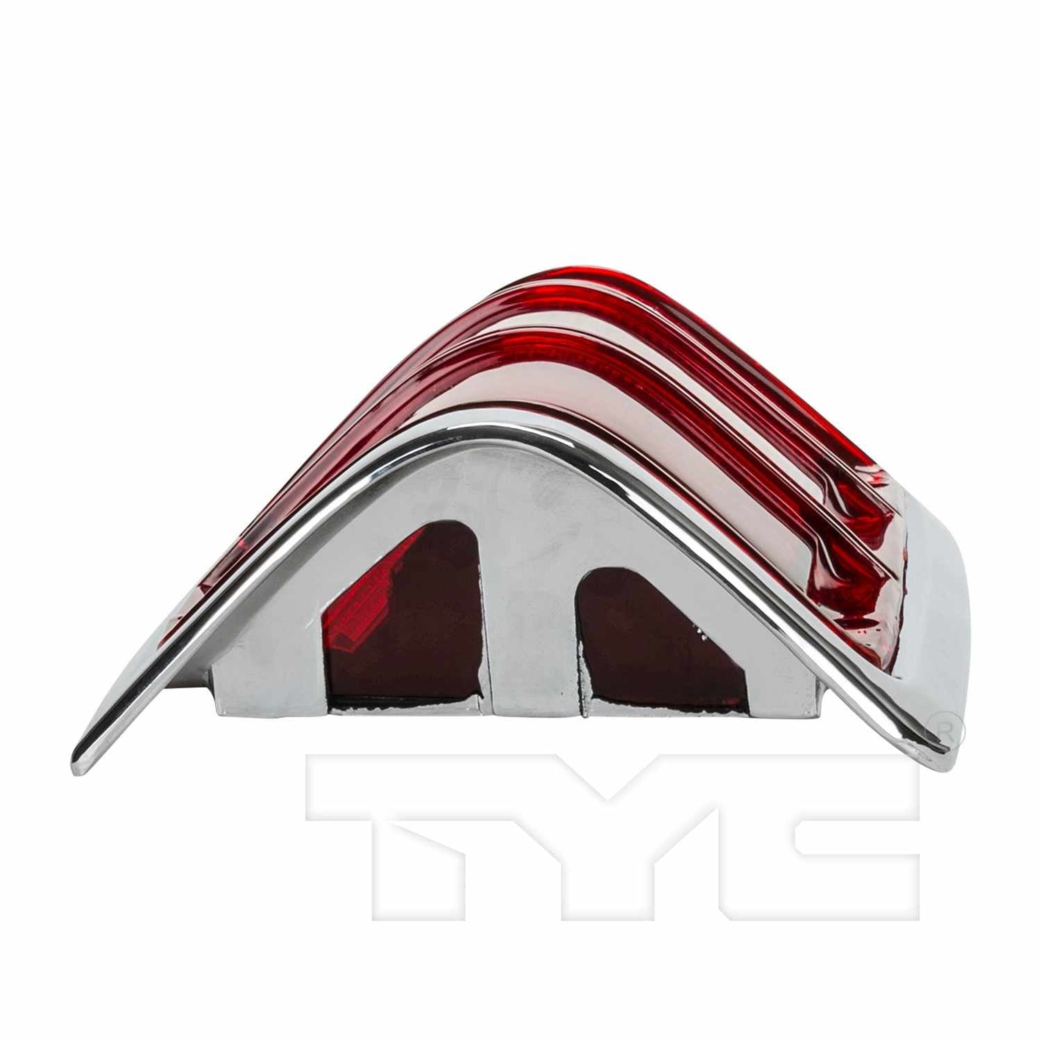 Top View of Left Tail Light Assembly TYC 11-5060-01