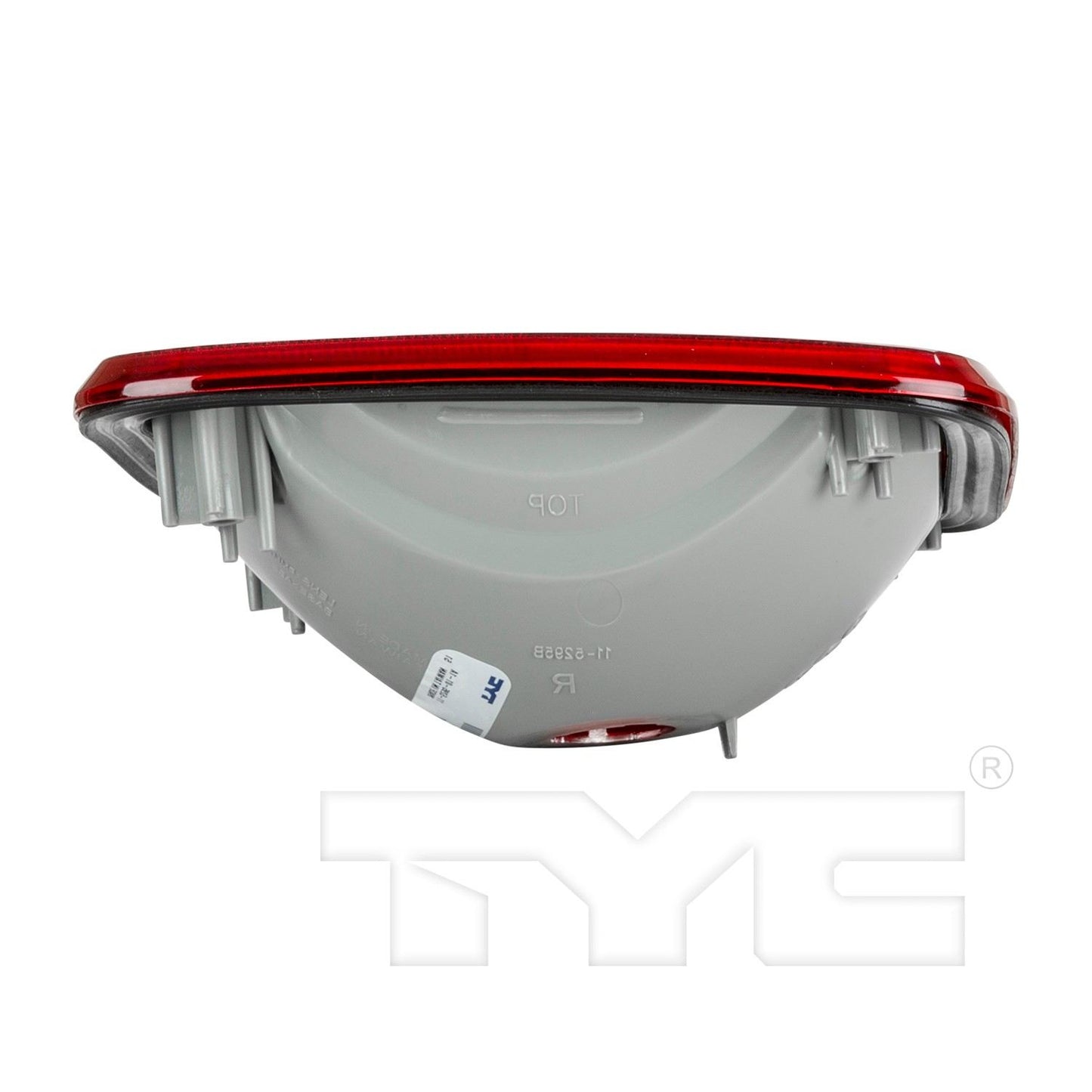 Top View of Left Tail Light Assembly TYC 11-5296-01