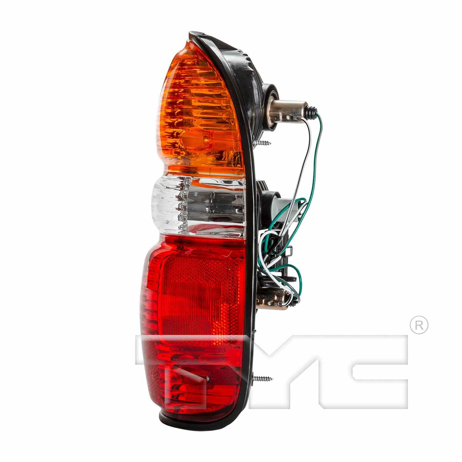 Side View of Right Tail Light Assembly TYC 11-5535-00