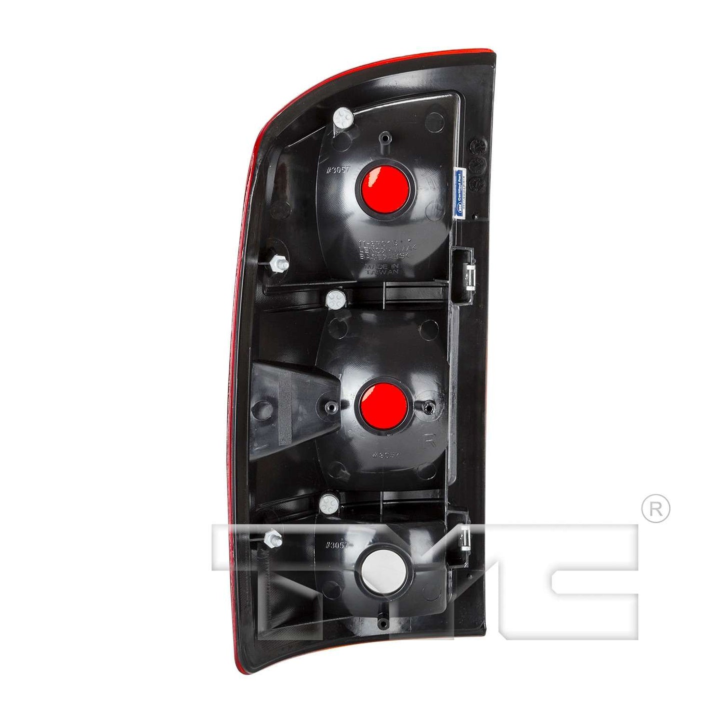 Back View of Right Tail Light Assembly TYC 11-5701-01