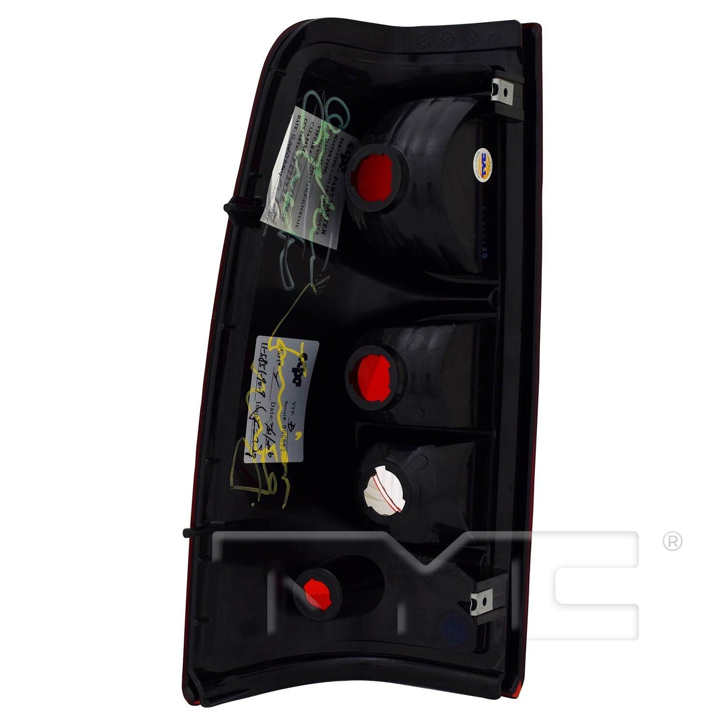 Back View of Right Tail Light Assembly TYC 11-5851-91-9