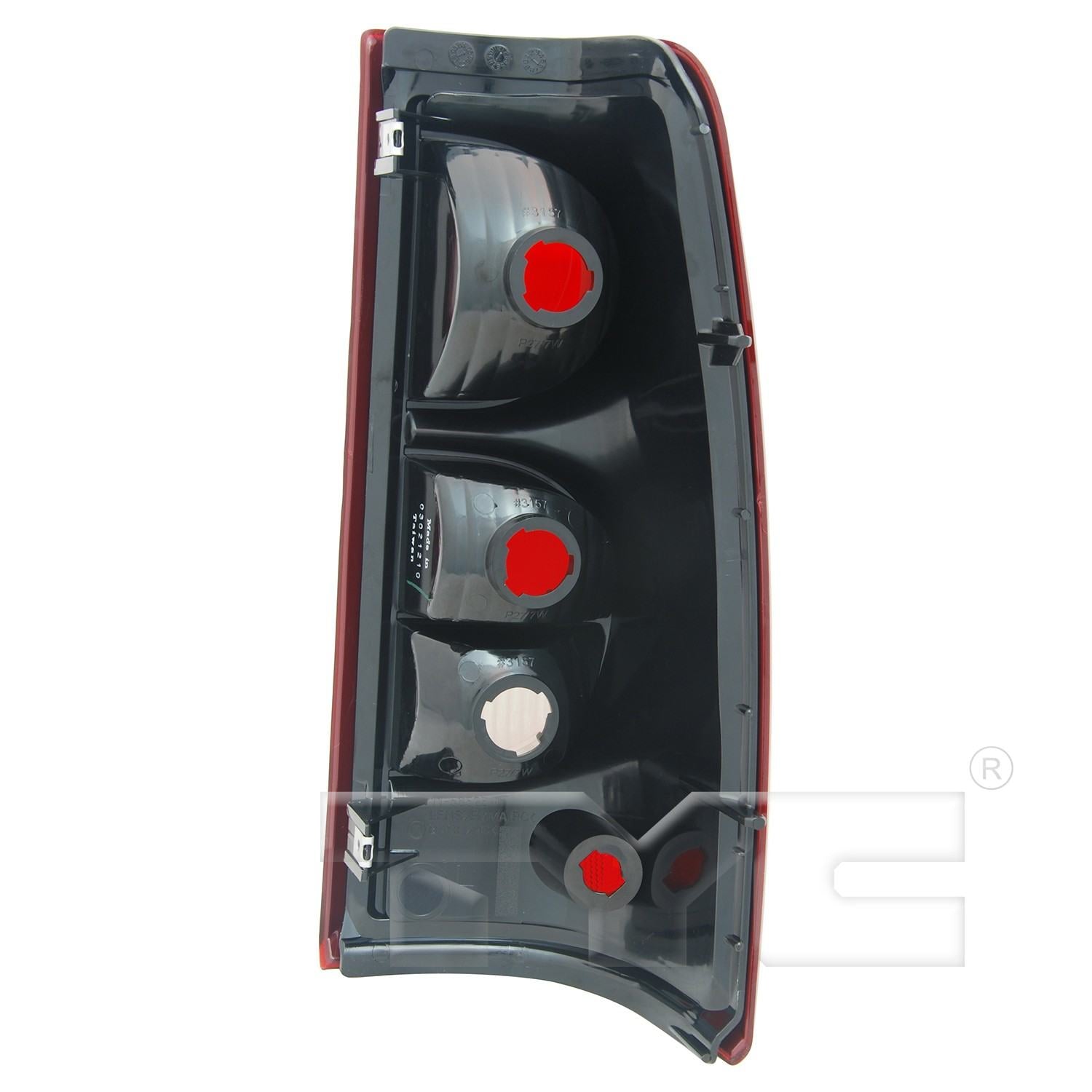 Back View of Left Tail Light Assembly TYC 11-5852-01