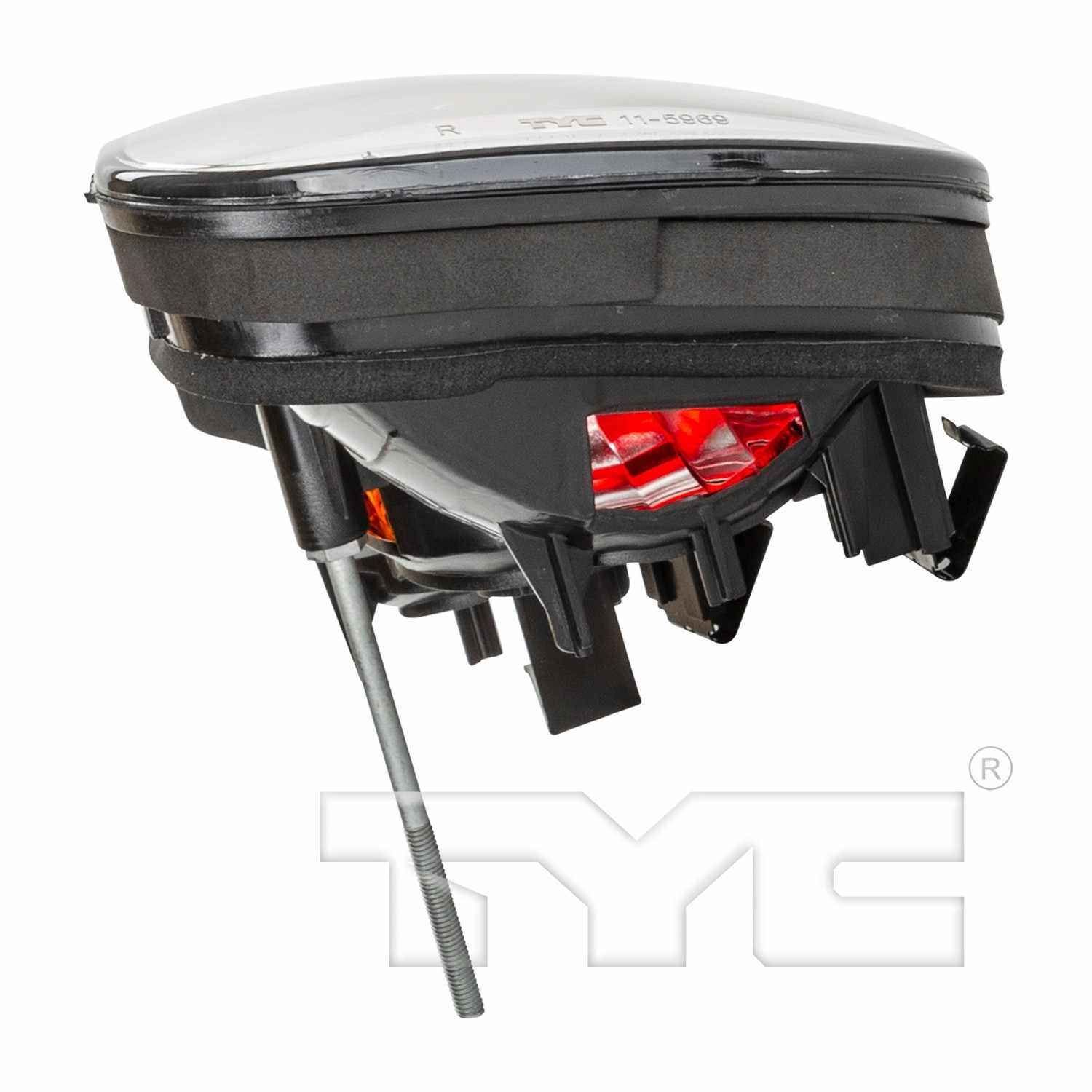 Bottom View of Right Tail Light Assembly TYC 11-5969-01