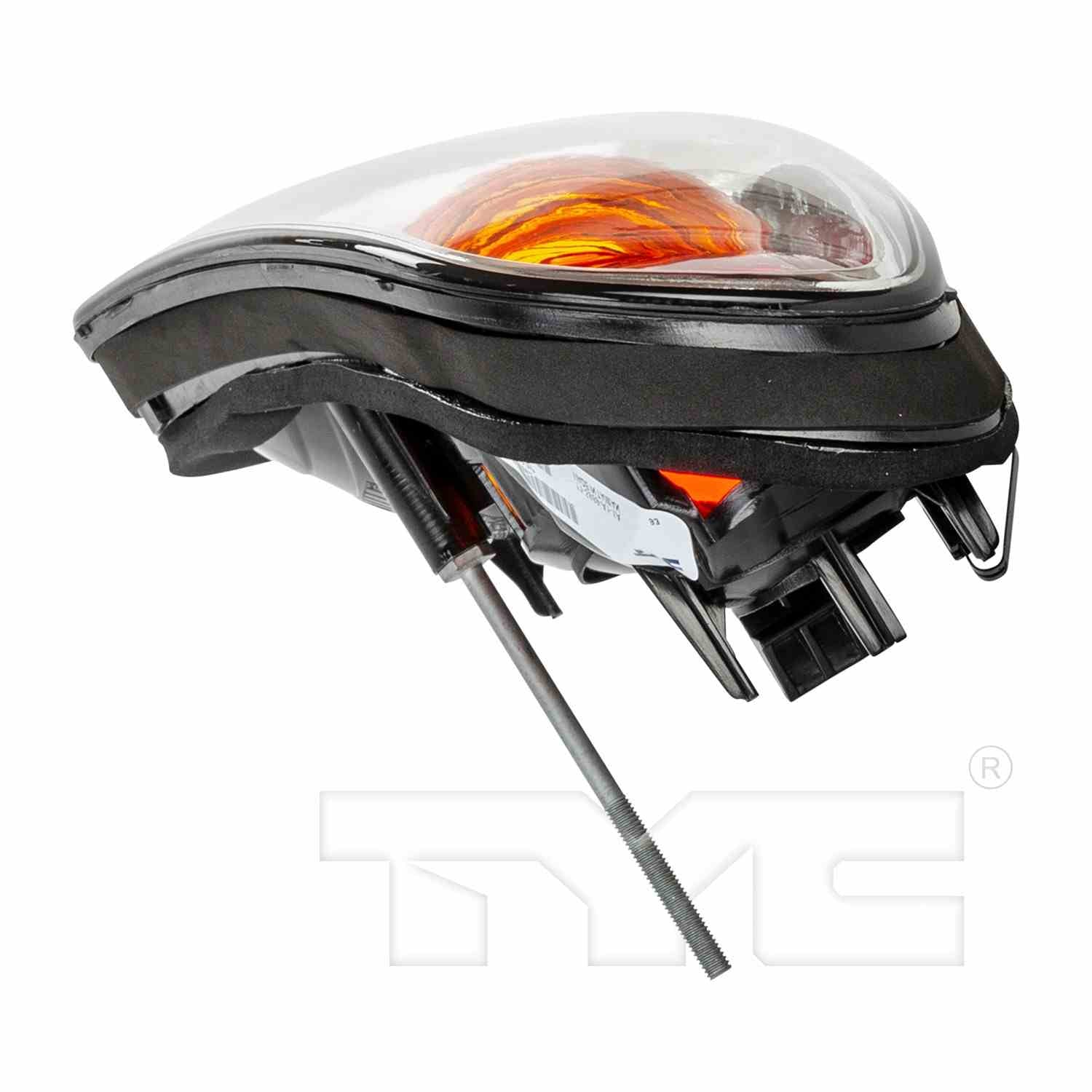 Top View of Left Tail Light Assembly TYC 11-5970-01