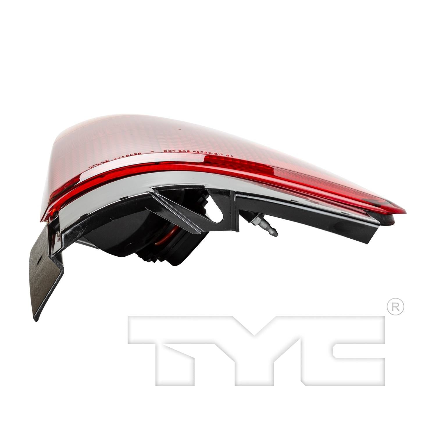 Bottom View of Right Tail Light Assembly TYC 11-6029-00