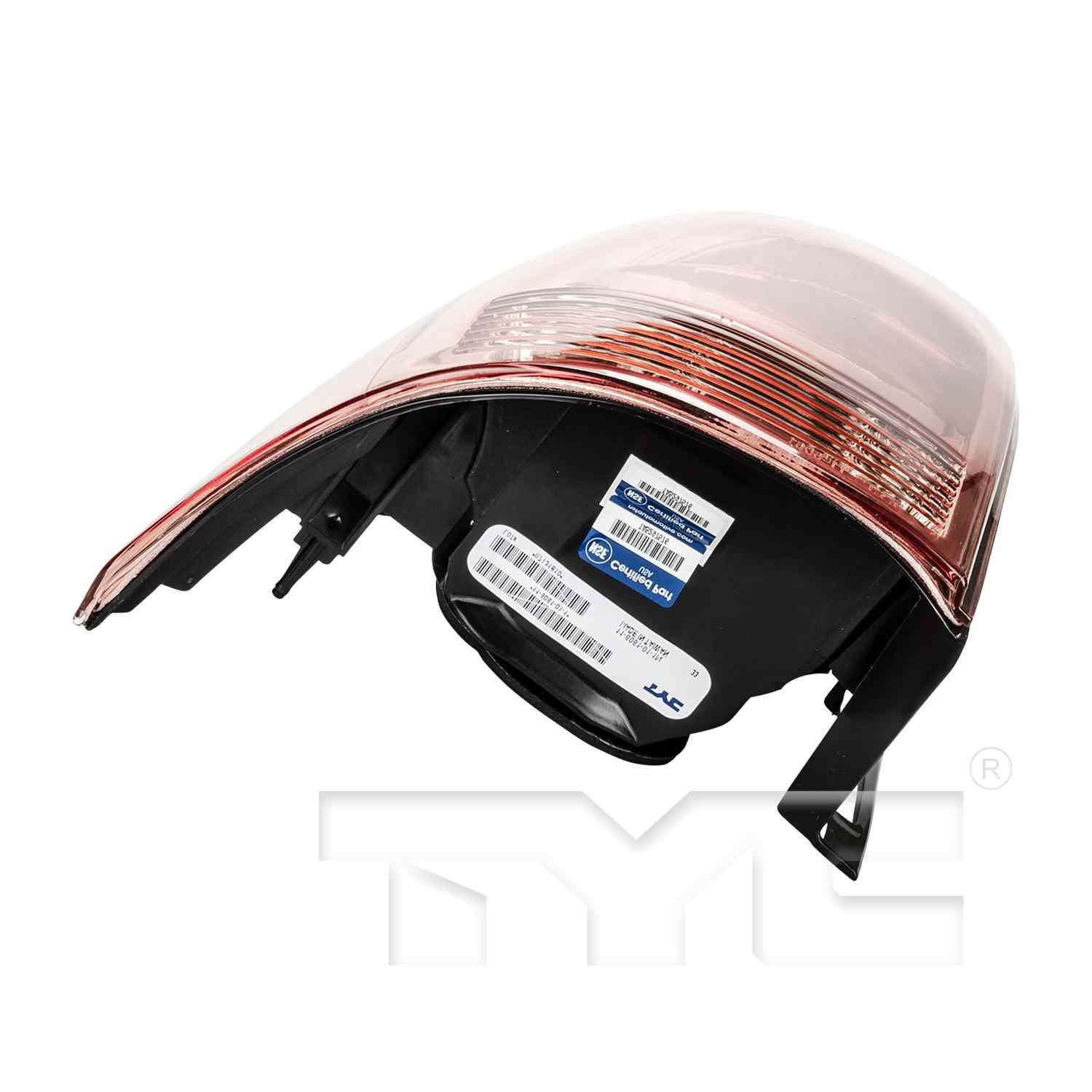 Bottom View of Left Tail Light Assembly TYC 11-6062-01