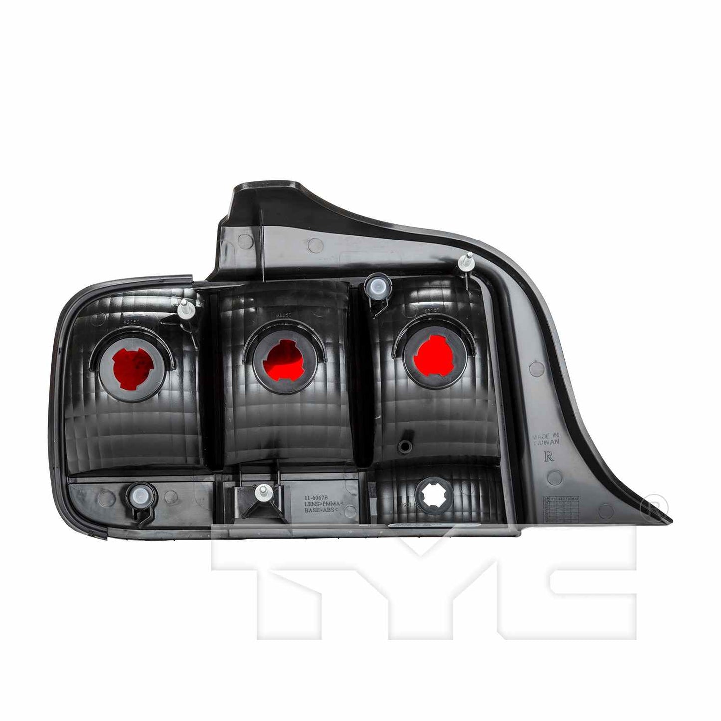 Back View of Right Tail Light Assembly TYC 11-6067-01