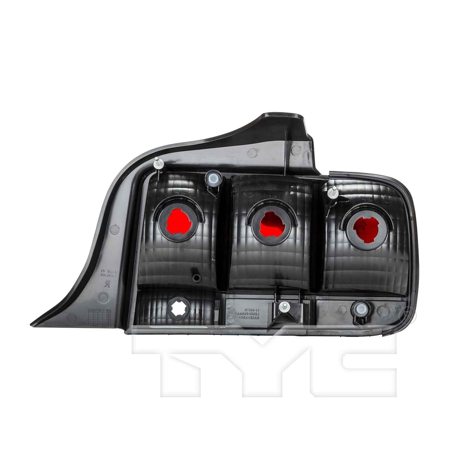 Back View of Left Tail Light Assembly TYC 11-6068-01