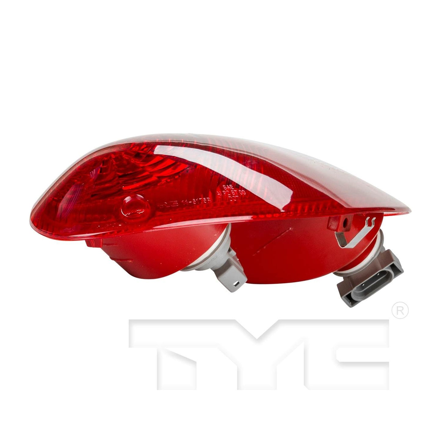 Bottom View of Right Tail Light Assembly TYC 11-6175-00