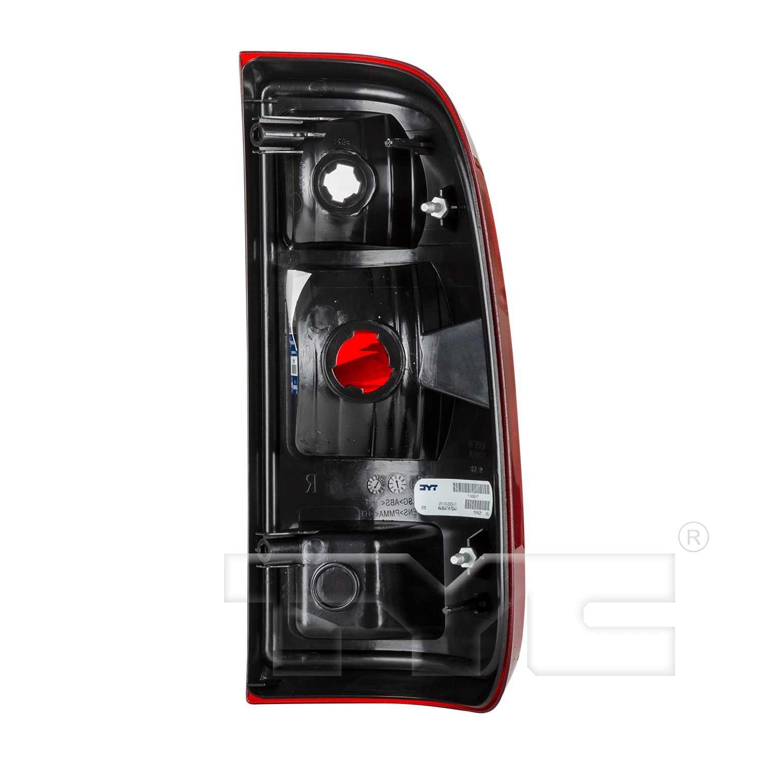 Back View of Left Tail Light Assembly TYC 11-6264-01