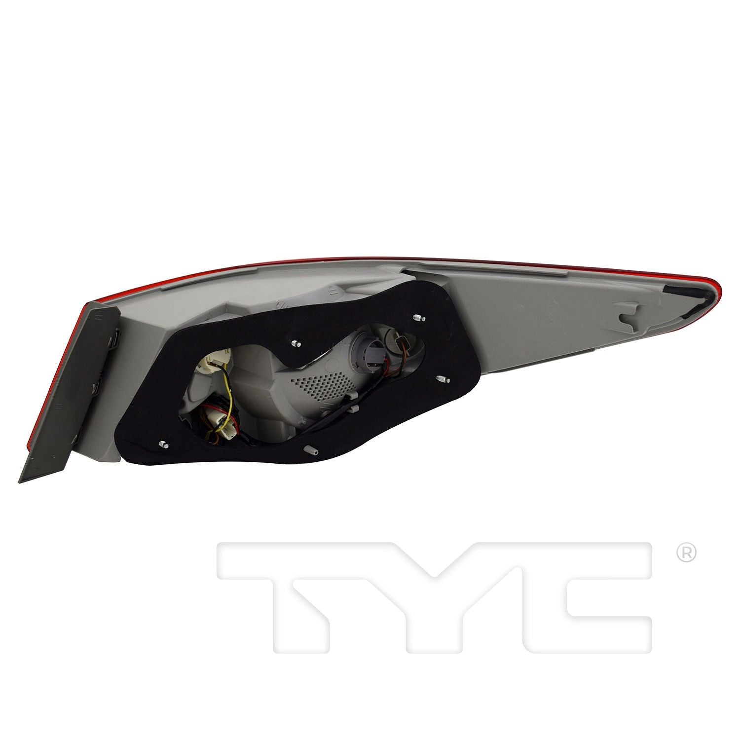 Back View of Left Tail Light Assembly TYC 11-6348-00-9