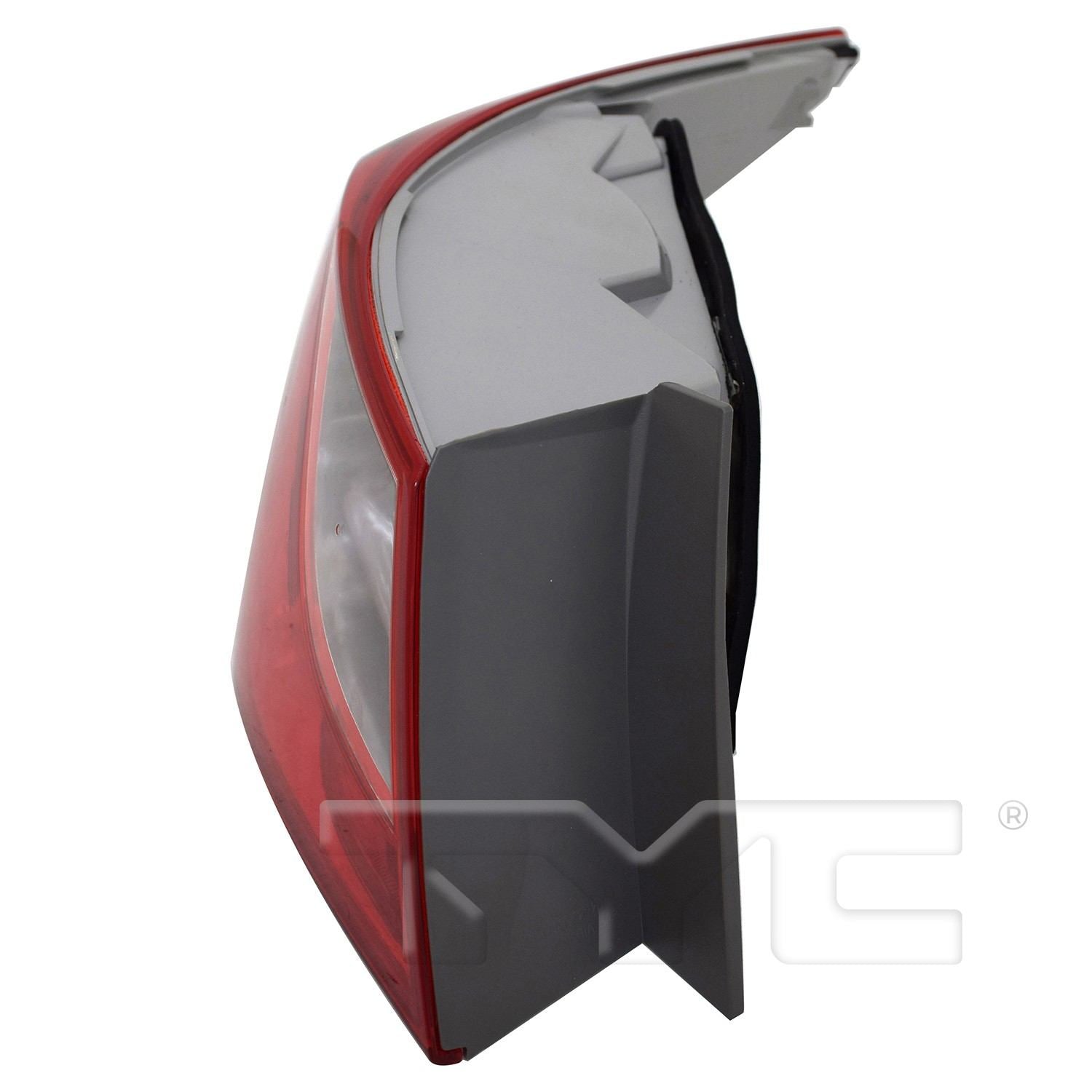 Side View of Left Tail Light Assembly TYC 11-6348-00-9