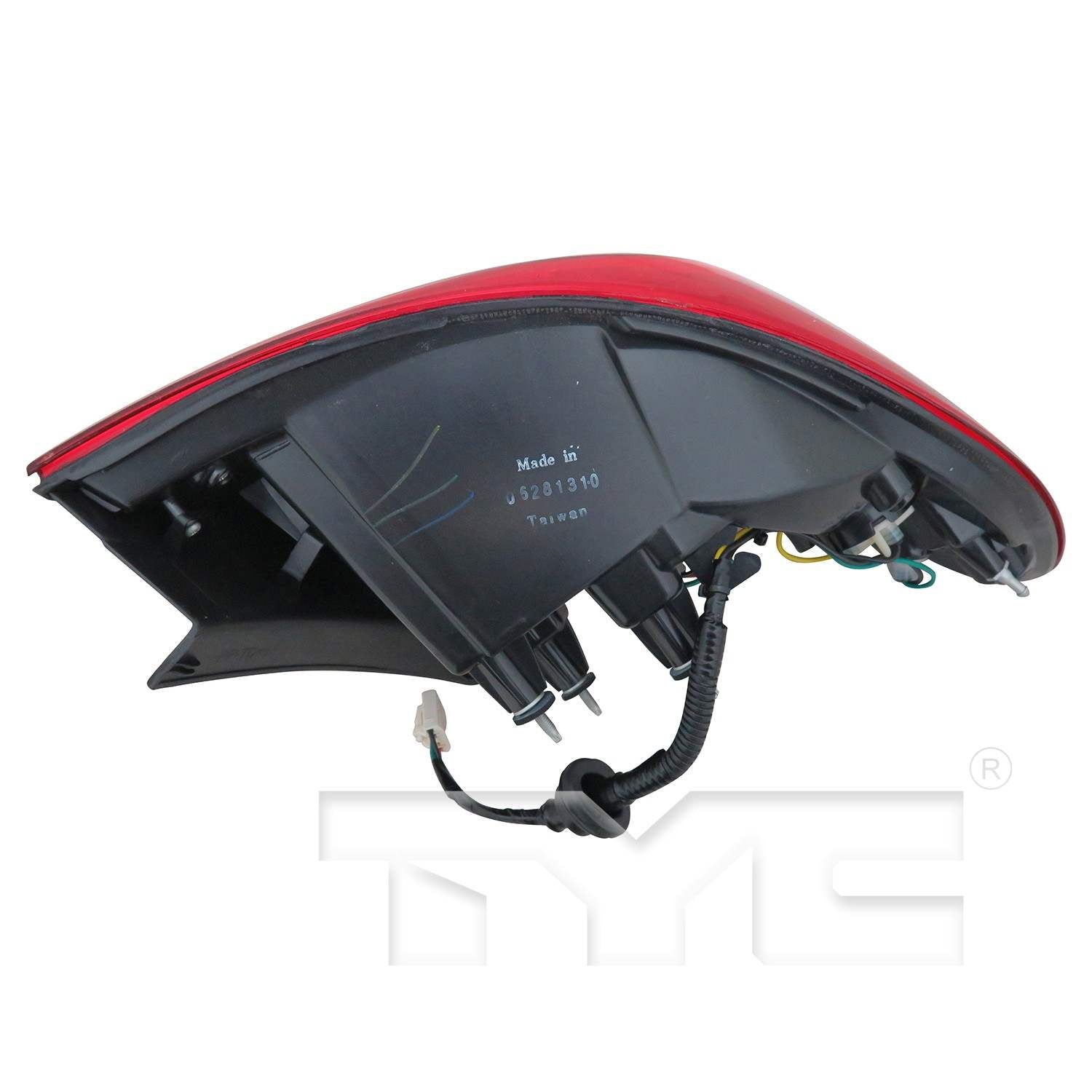 Bottom View of Right Tail Light Assembly TYC 11-6493-00