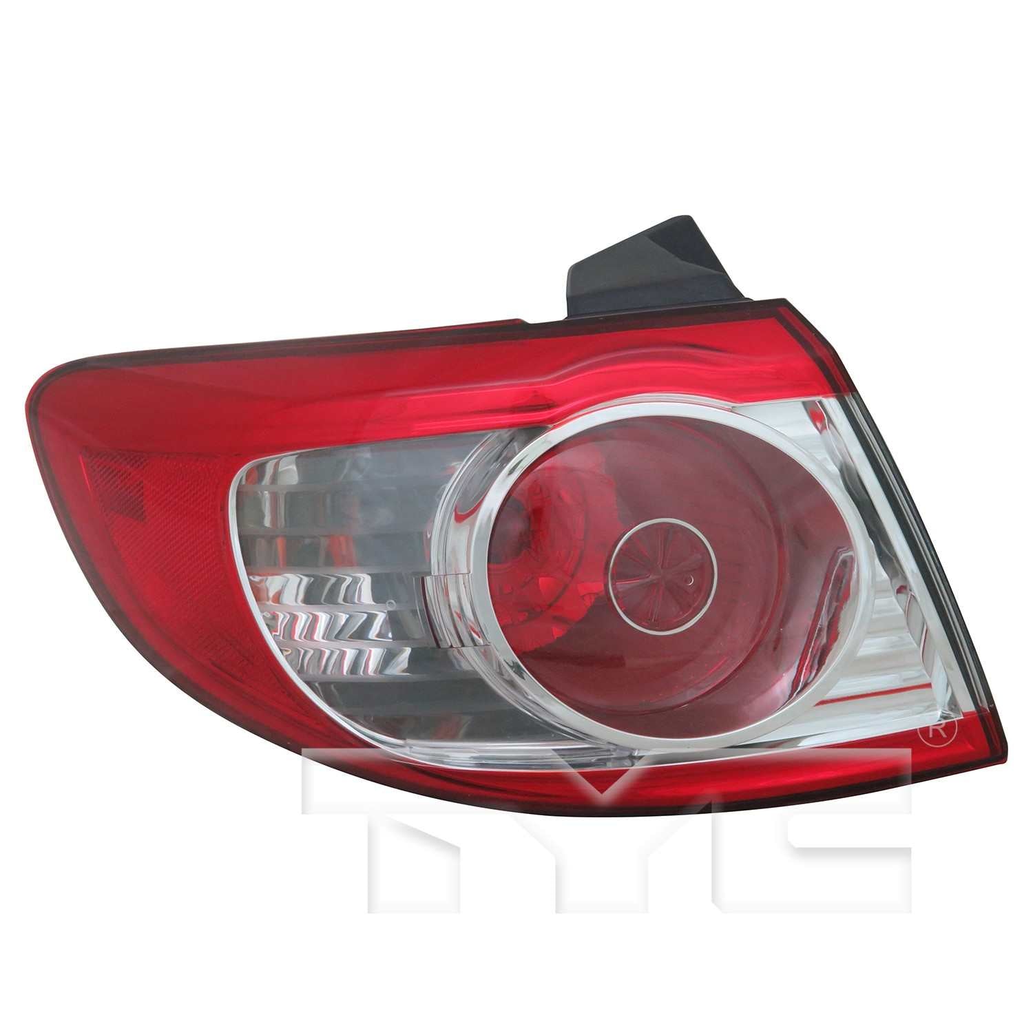 Front View of Left Tail Light Assembly TYC 11-6494-00