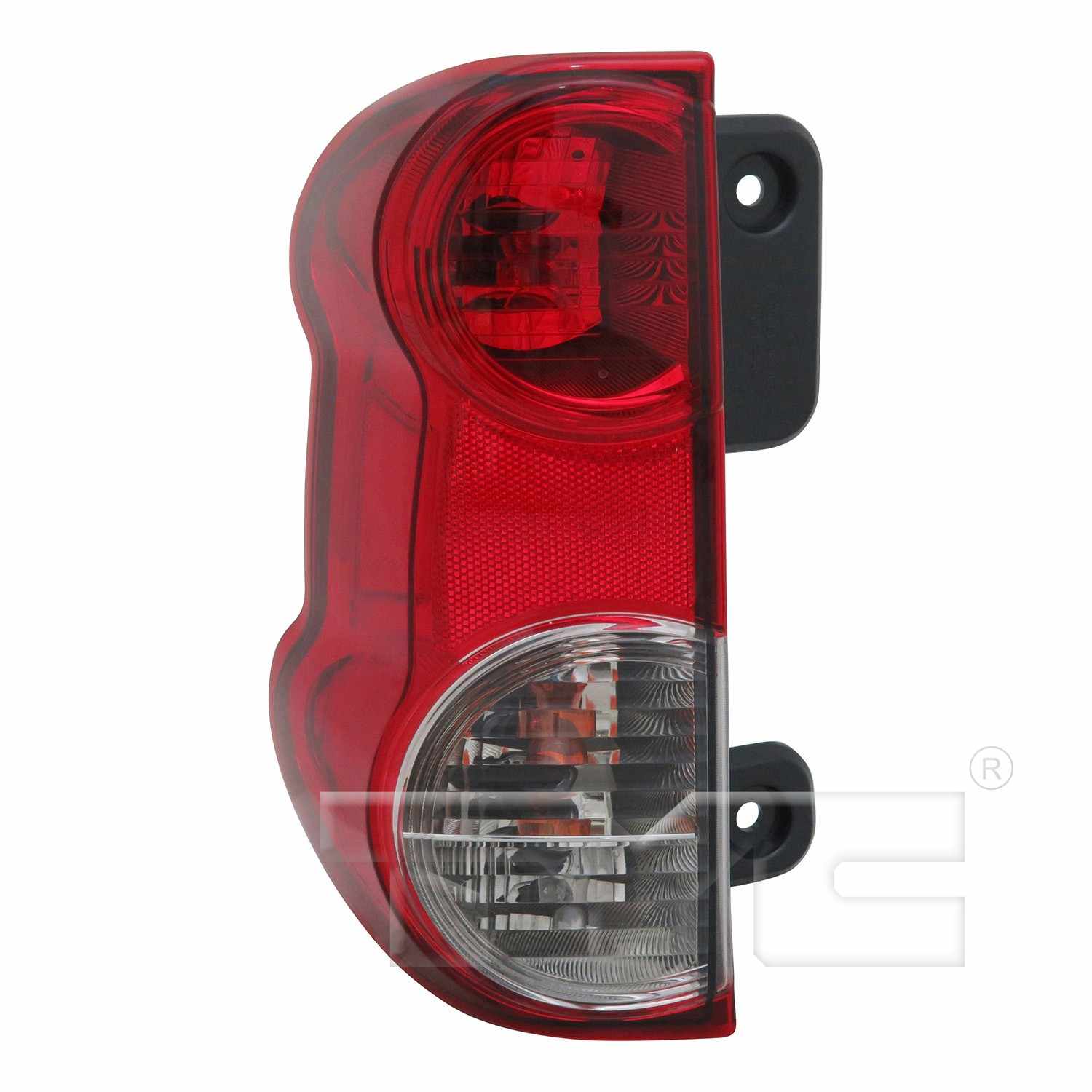 Front View of Left Tail Light Assembly TYC 11-6616-00