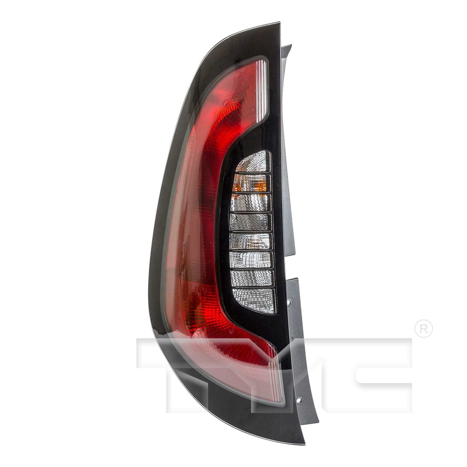 Front View of Tail Light TYC 11-6652-00