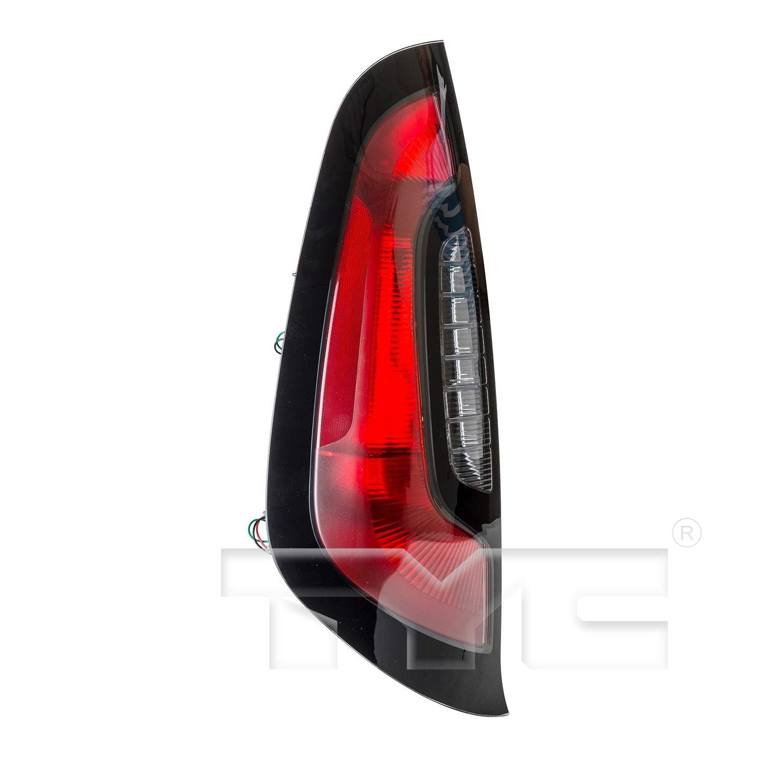 Side View of Tail Light TYC 11-6652-00