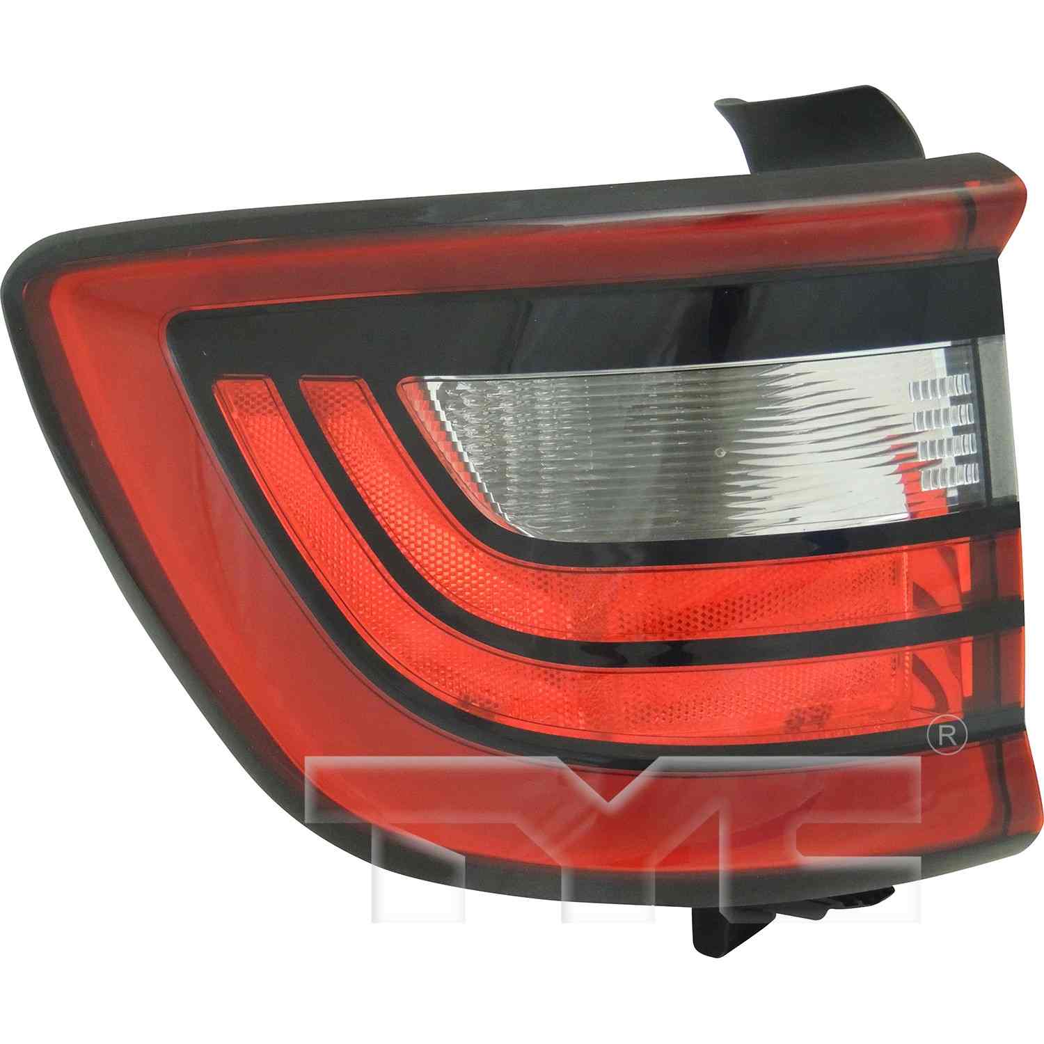 Front View of Left Tail Light Assembly TYC 11-6678-00