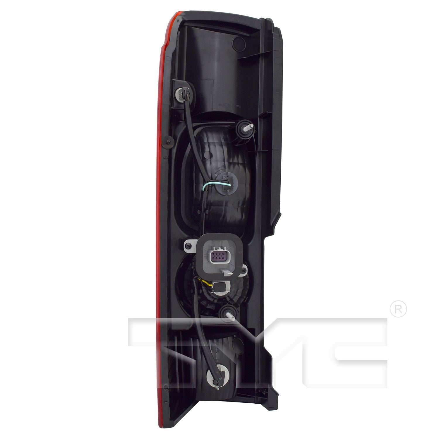 Back View of Right Tail Light Assembly TYC 11-6709-00