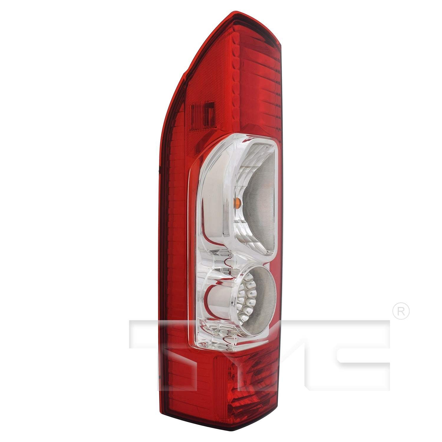 Angle View of Left Tail Light Assembly TYC 11-6710-00