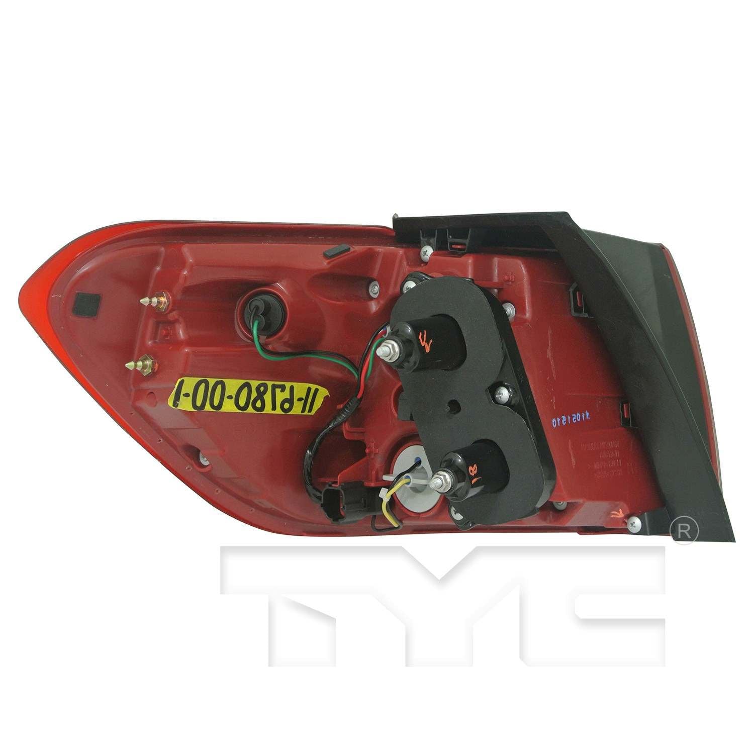 Back View of Right Tail Light Assembly TYC 11-6779-00-9