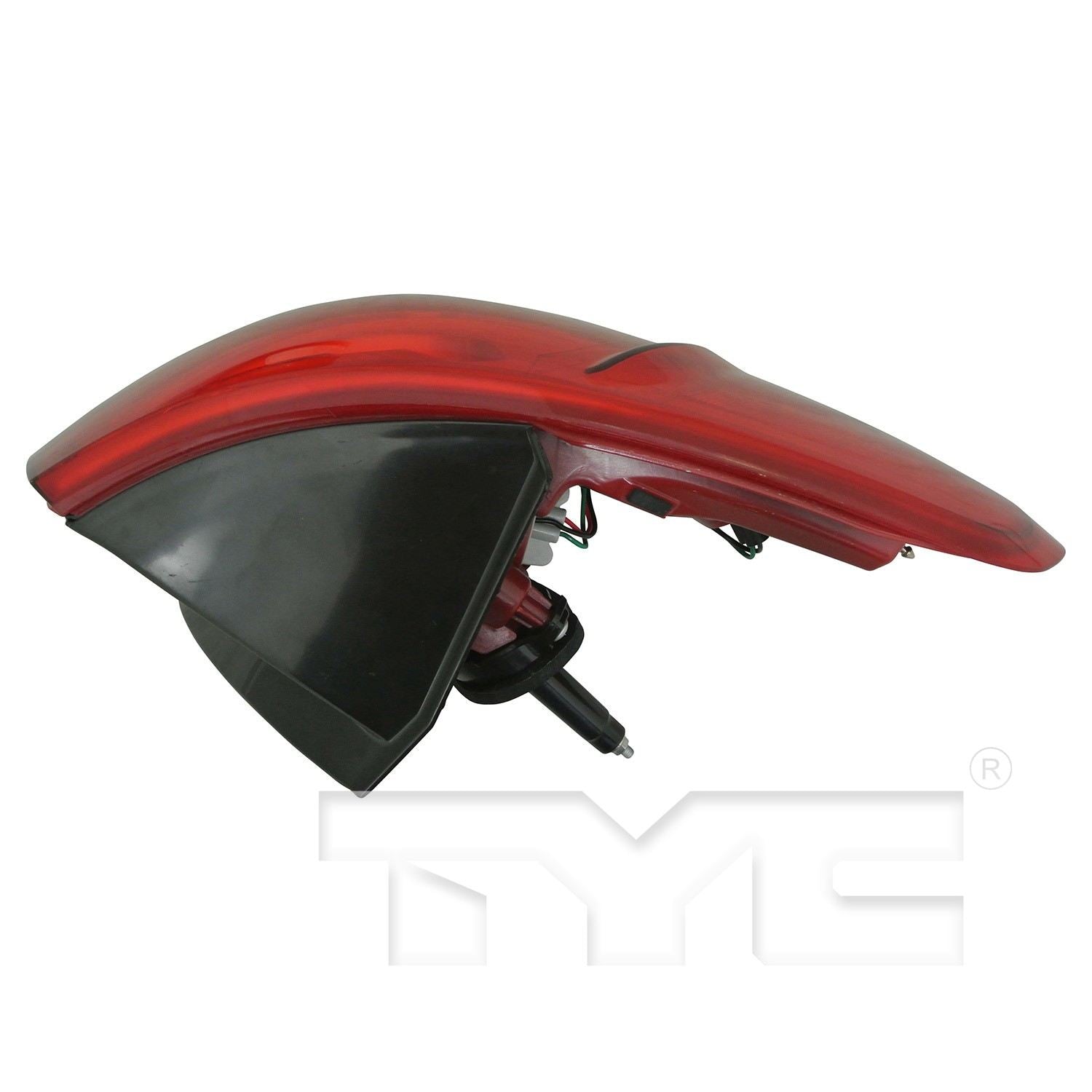 Top View of Right Tail Light Assembly TYC 11-6779-00-9