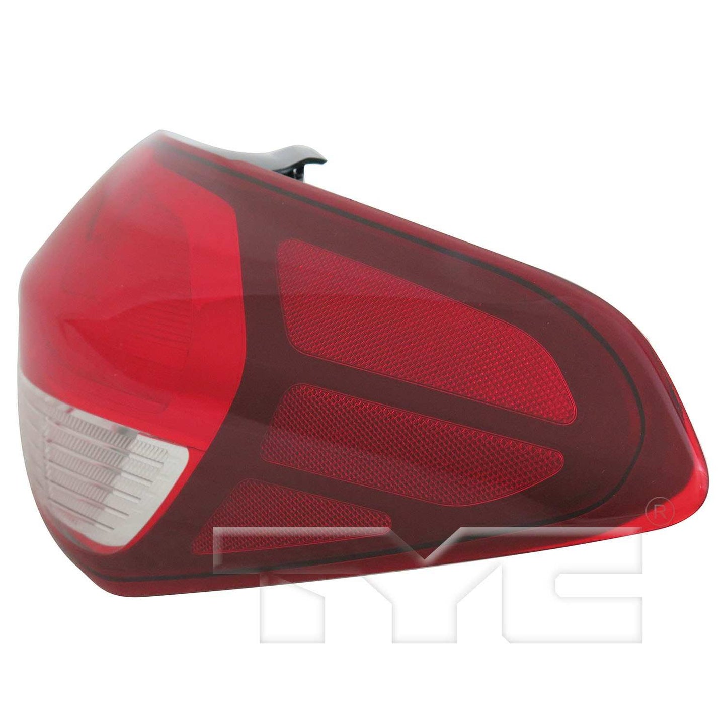 Angle View of Right Tail Light Assembly TYC 11-6967-00-9