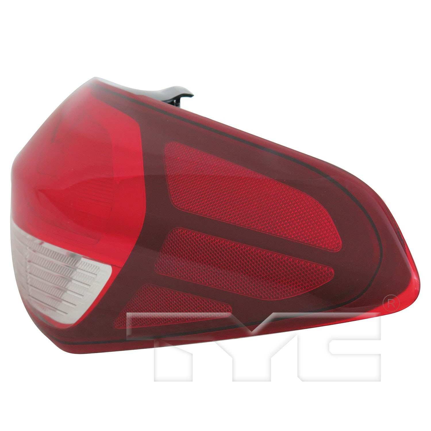 Angle View of Right Tail Light Assembly TYC 11-6967-00-9