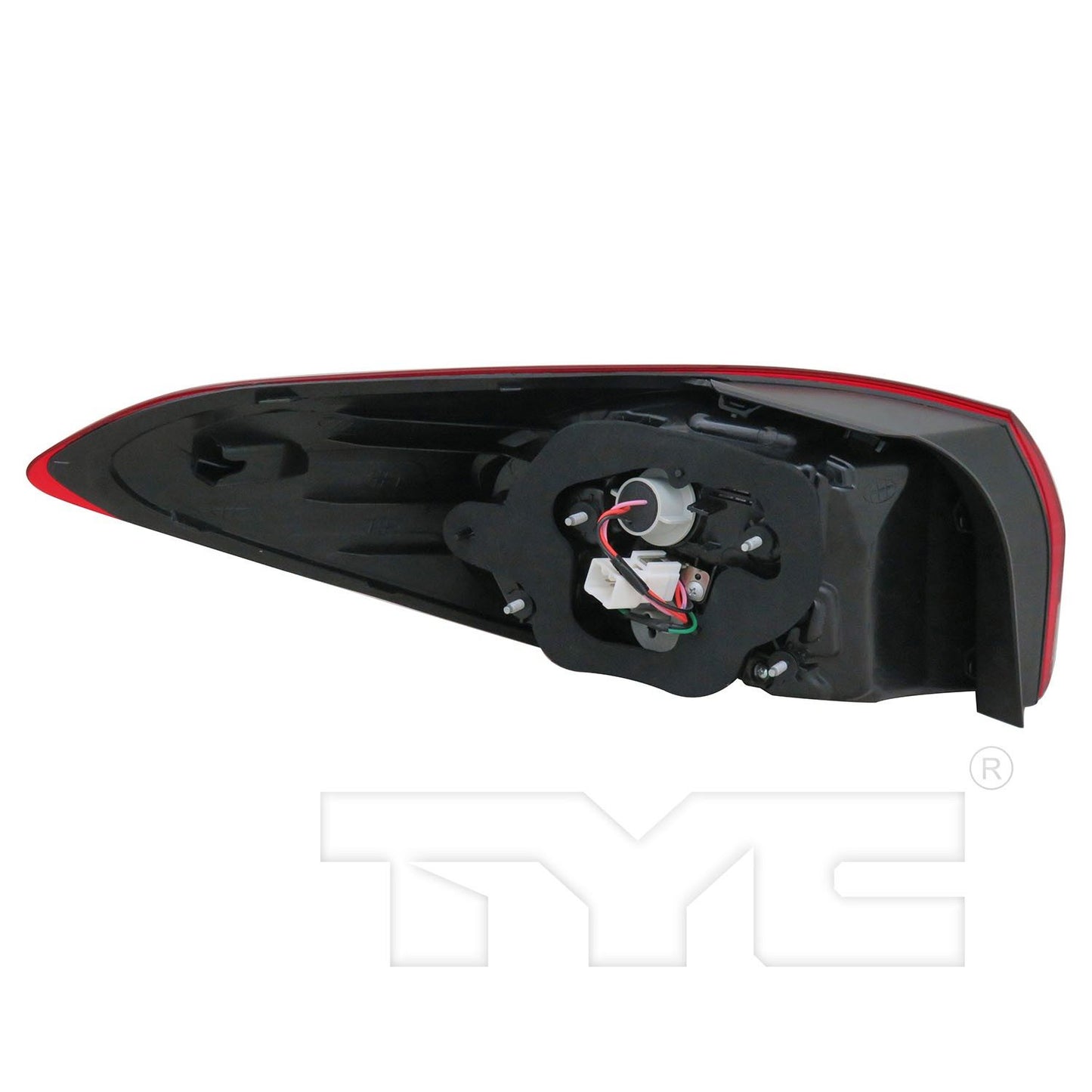 Back View of Right Tail Light Assembly TYC 11-6967-00-9