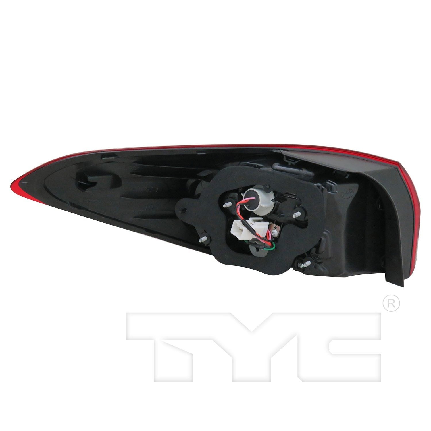 Back View of Right Tail Light Assembly TYC 11-6967-00-9