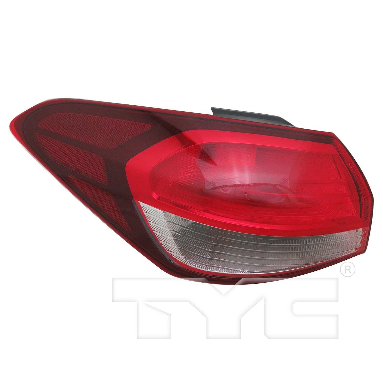 Front View of Left Tail Light Assembly TYC 11-6968-00