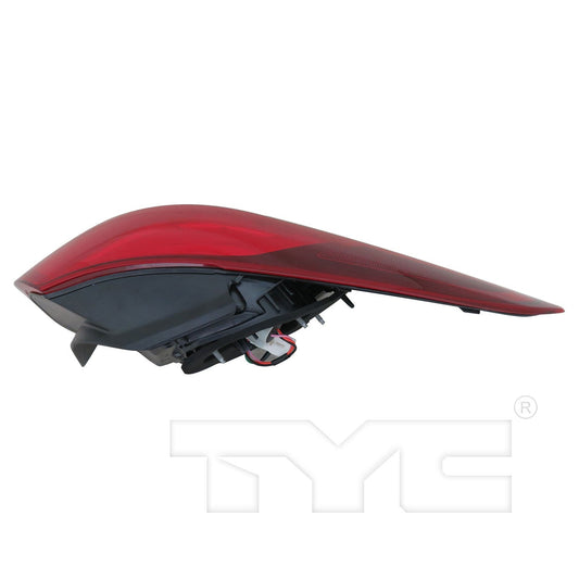 Top View of Left Tail Light Assembly TYC 11-6968-00