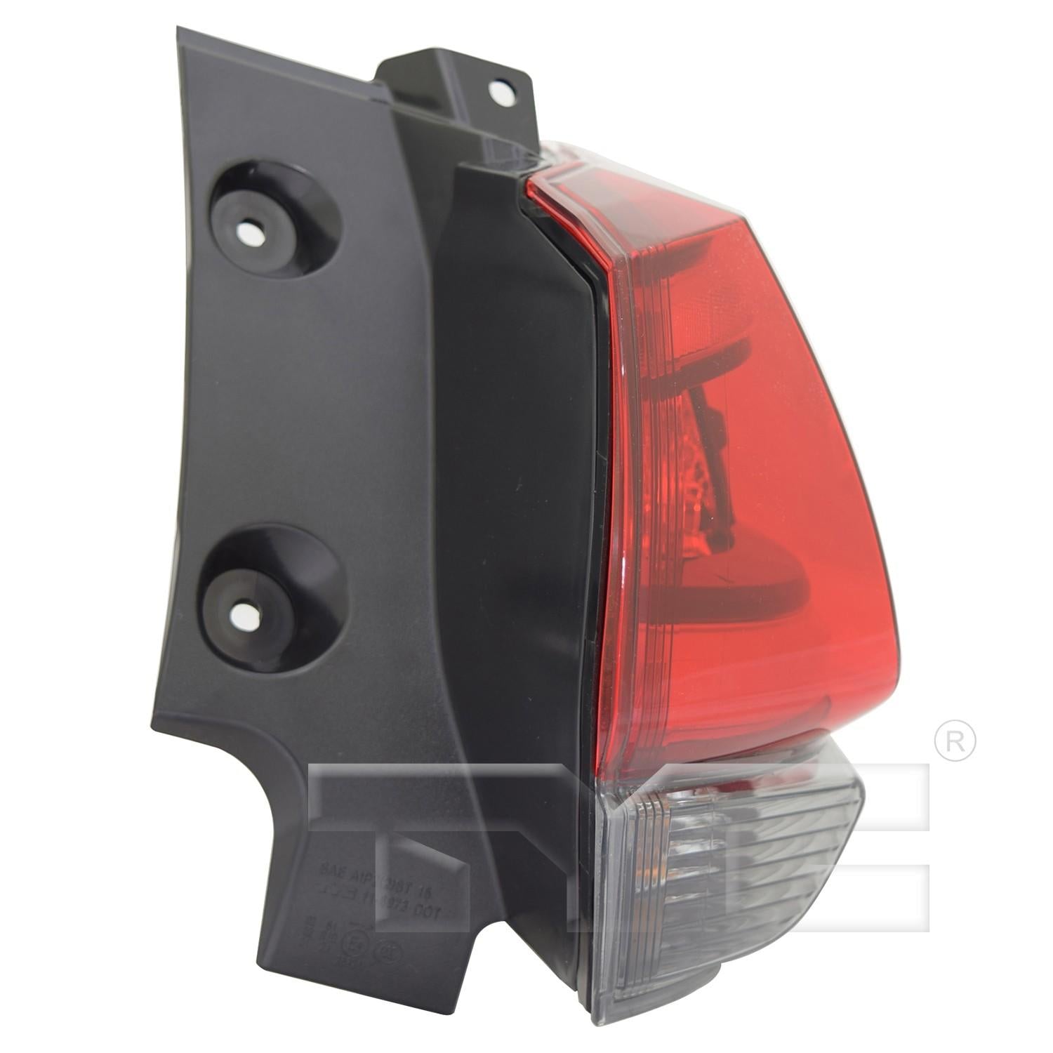 Side View of Right Tail Light Assembly TYC 11-6973-90-9