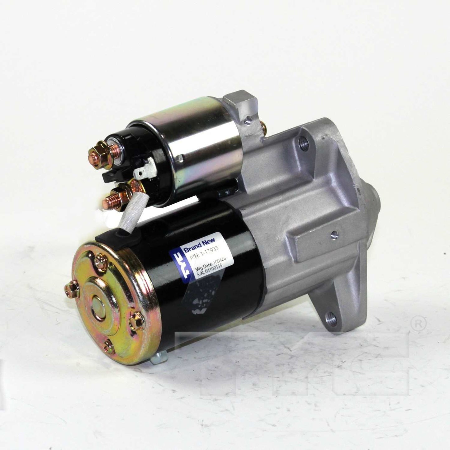 Side View of Starter Motor TYC 1-17933