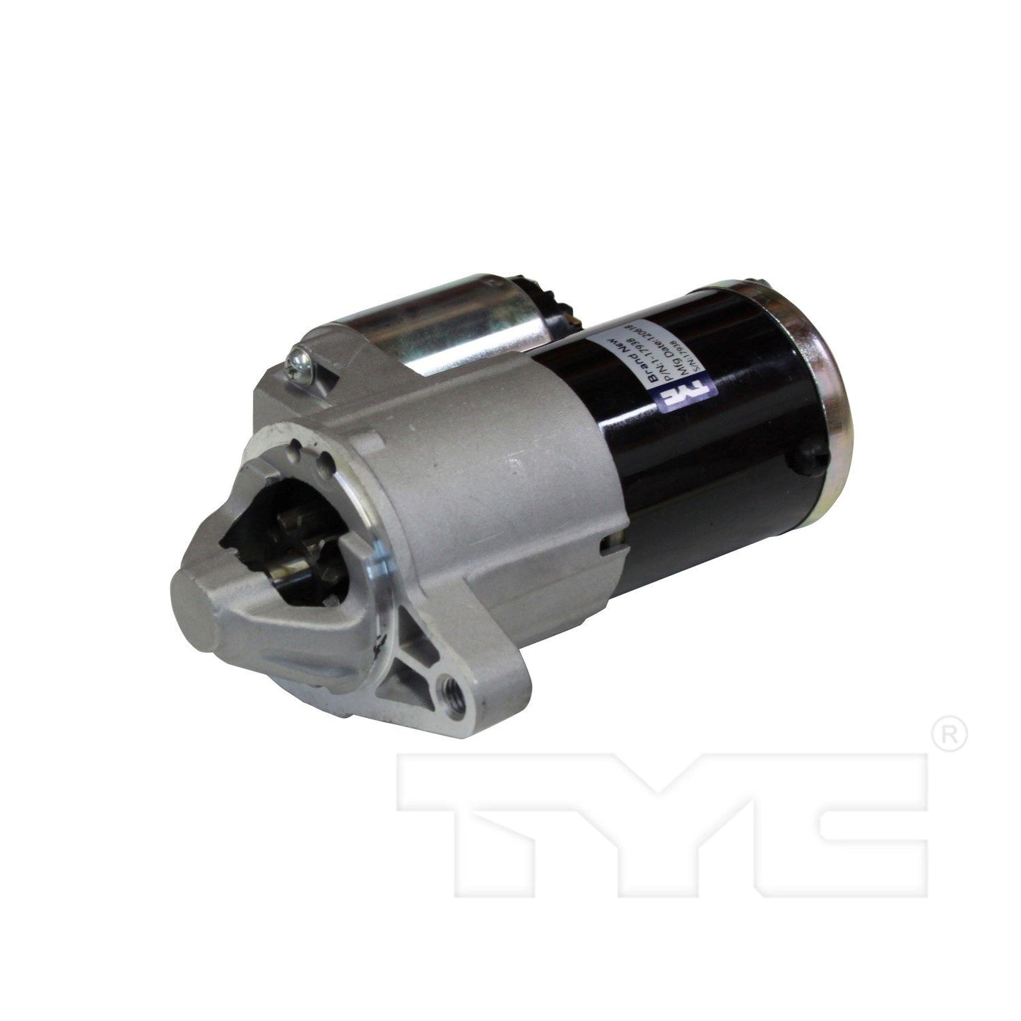 Front View of Starter Motor TYC 1-17938