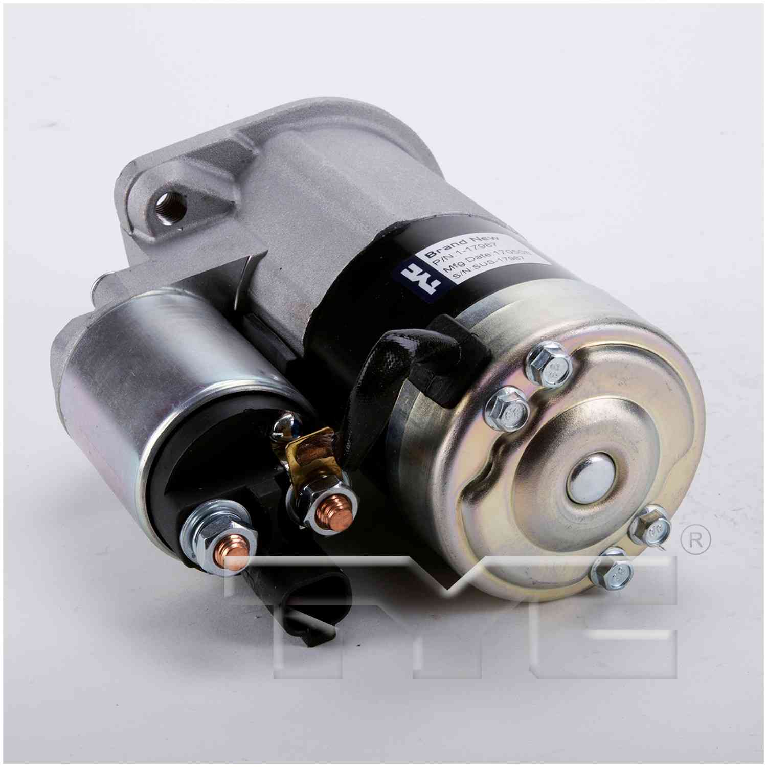 Back View of Starter Motor TYC 1-17987