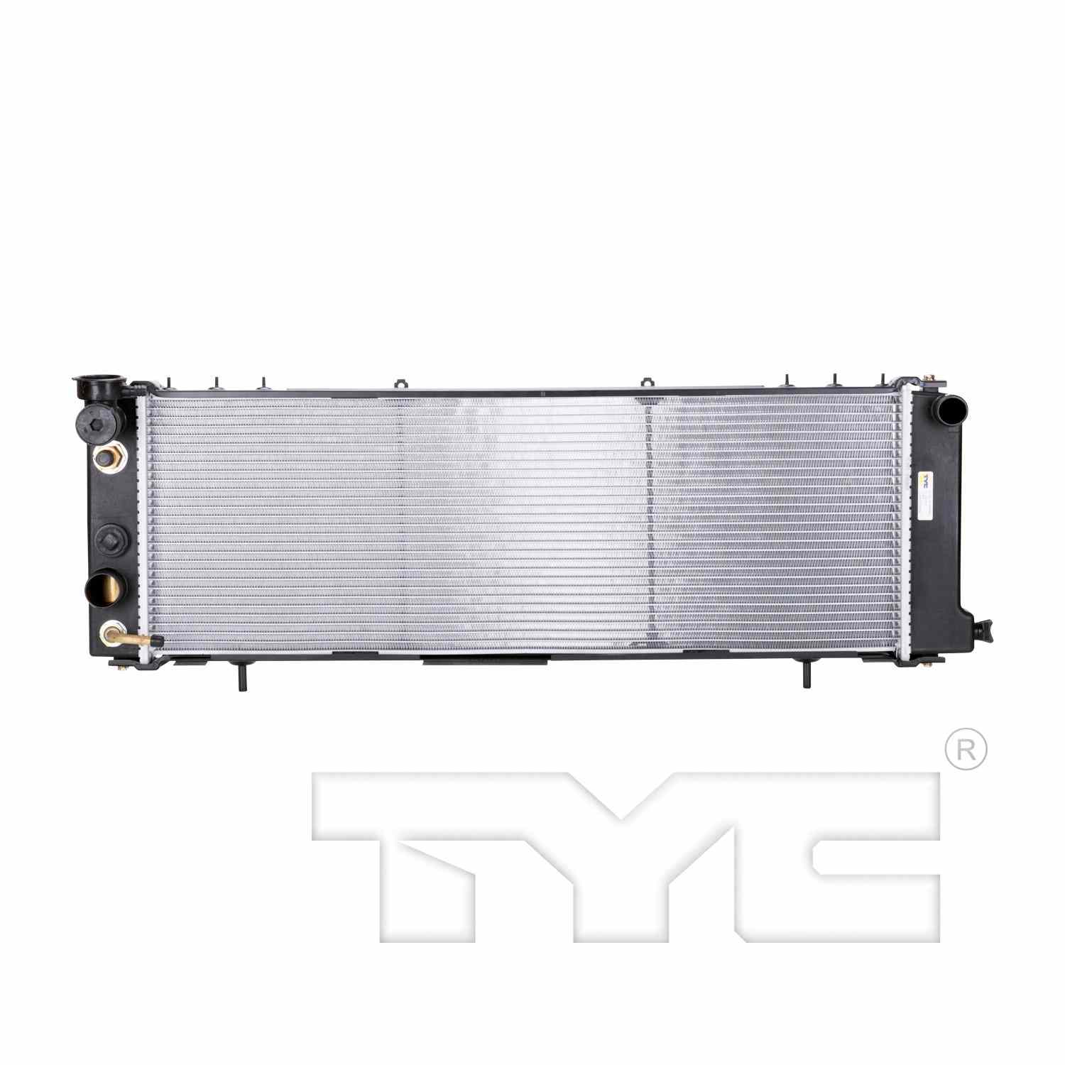 Front View of Radiator TYC 1193