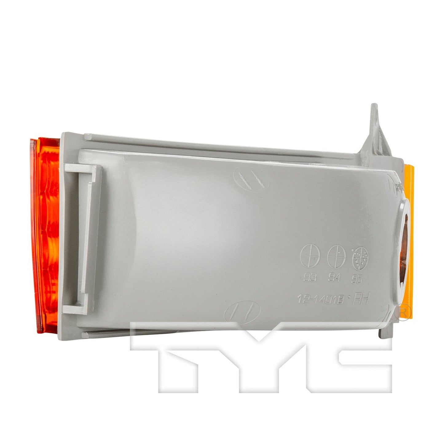 Angle View of Front Right Turn Signal / Parking Light TYC 12-1401-01