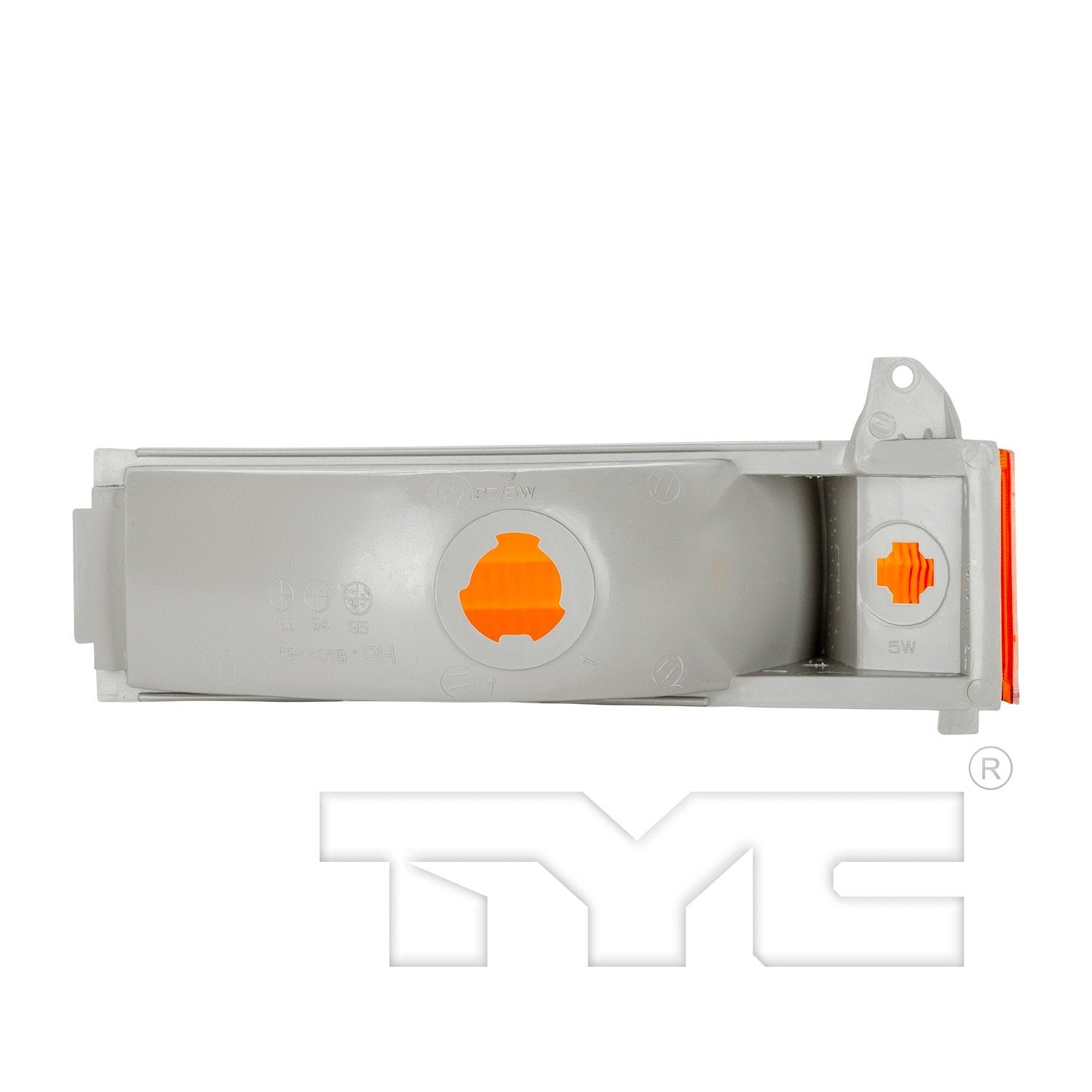 Back View of Front Right Turn Signal / Parking Light TYC 12-1401-01