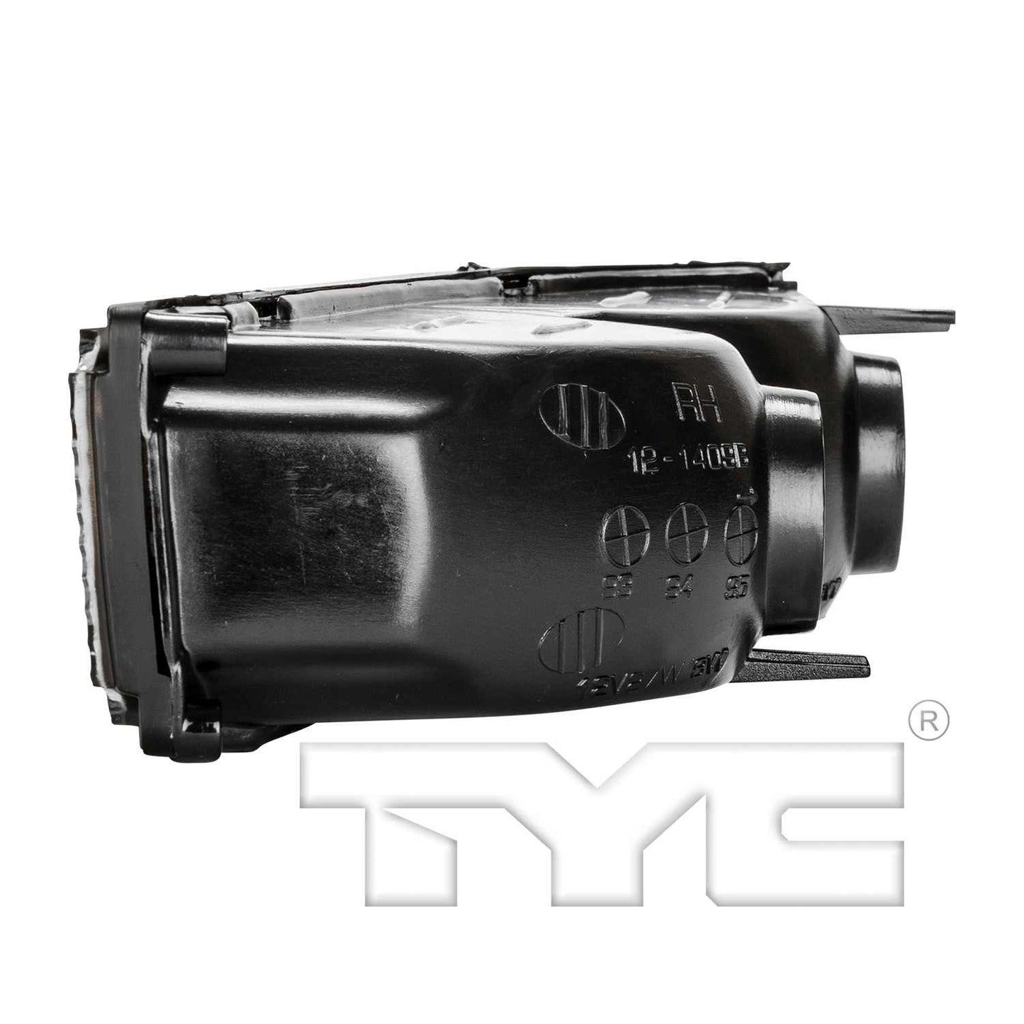 Angle View of Front Right Turn Signal / Parking Light TYC 12-1409-01