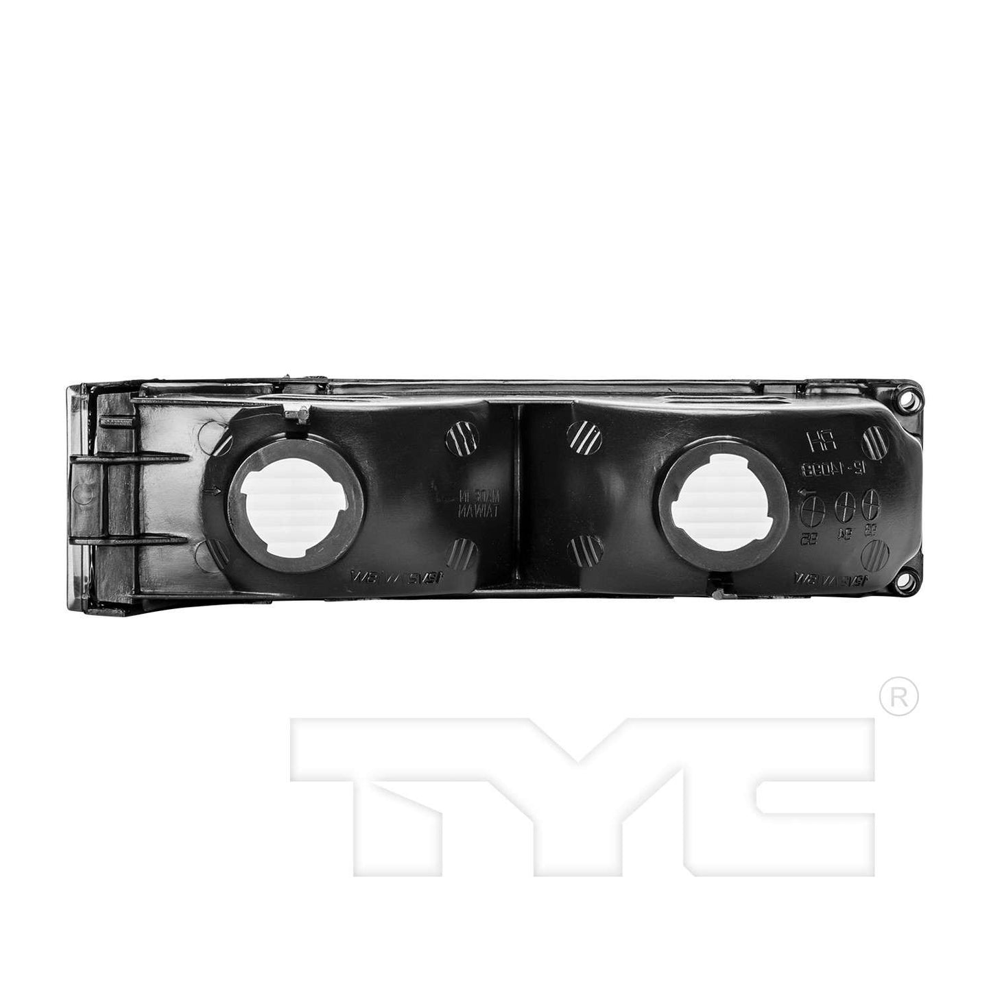 Back View of Front Left Turn Signal / Parking Light TYC 12-1410-01