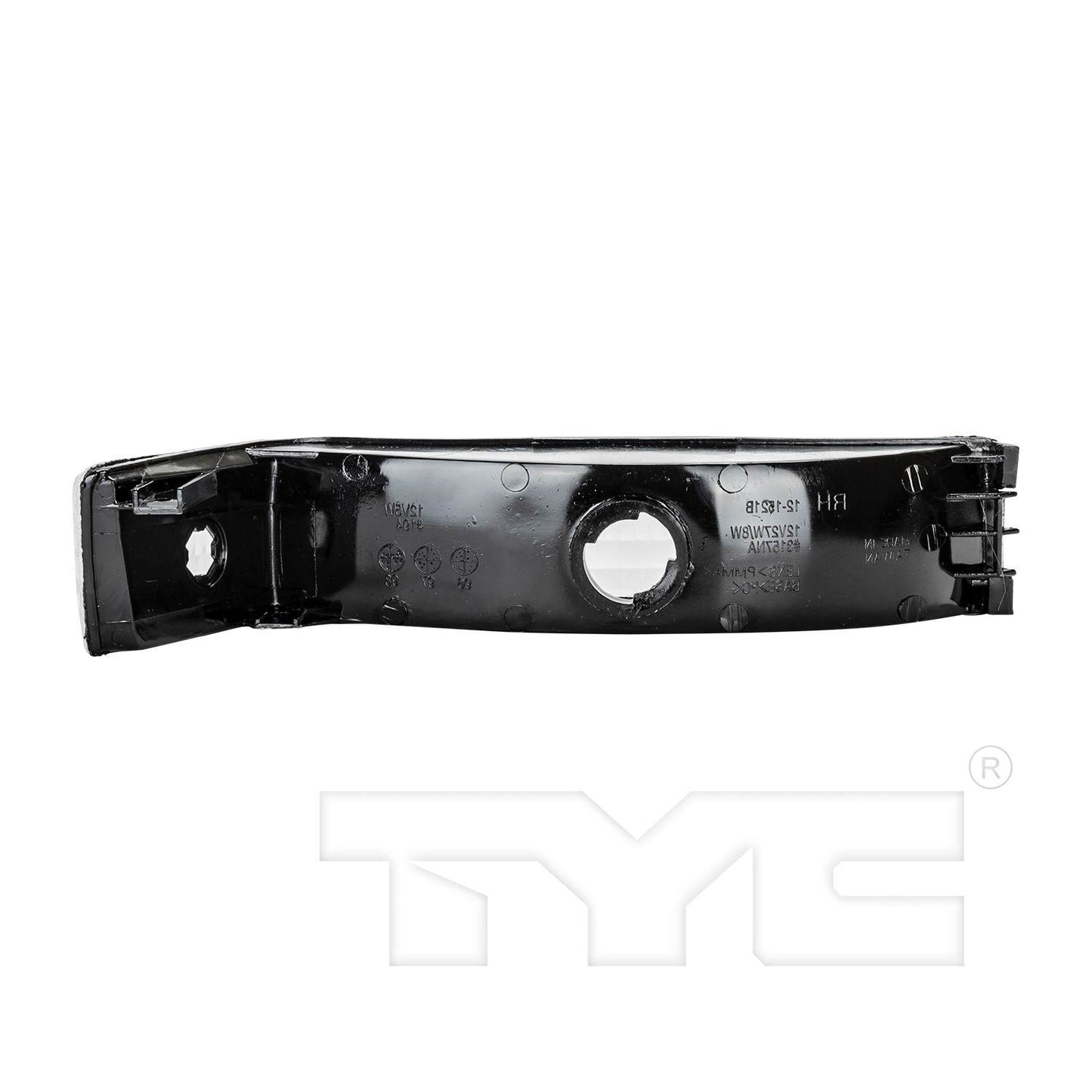 Back View of Front Left Turn Signal / Parking Light TYC 12-1522-91