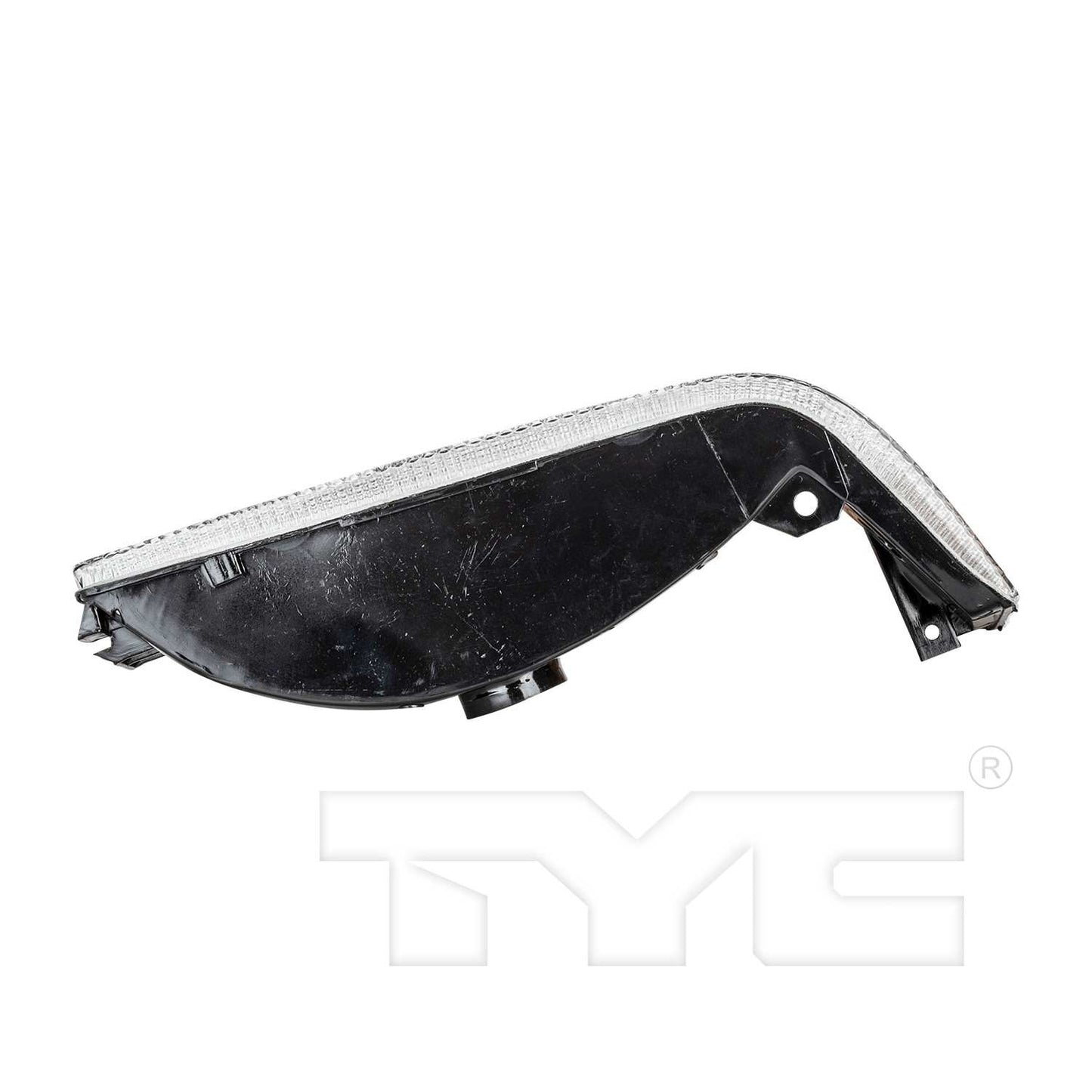 Bottom View of Front Left Turn Signal / Parking Light TYC 12-1522-91