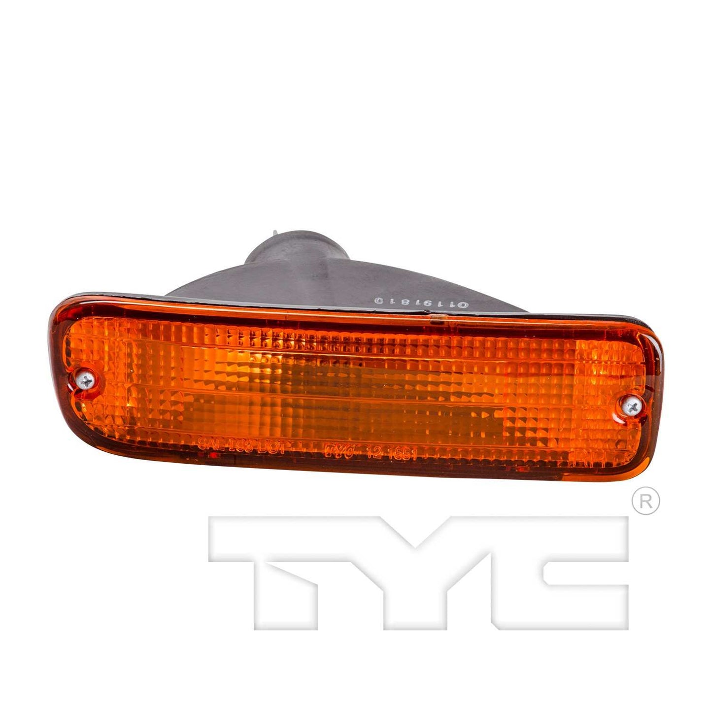 Front View of Front Right Turn Signal Light Assembly TYC 12-1551-00