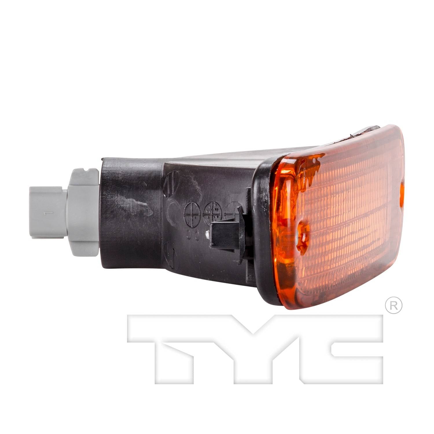 Side View of Front Right Turn Signal Light Assembly TYC 12-1551-00