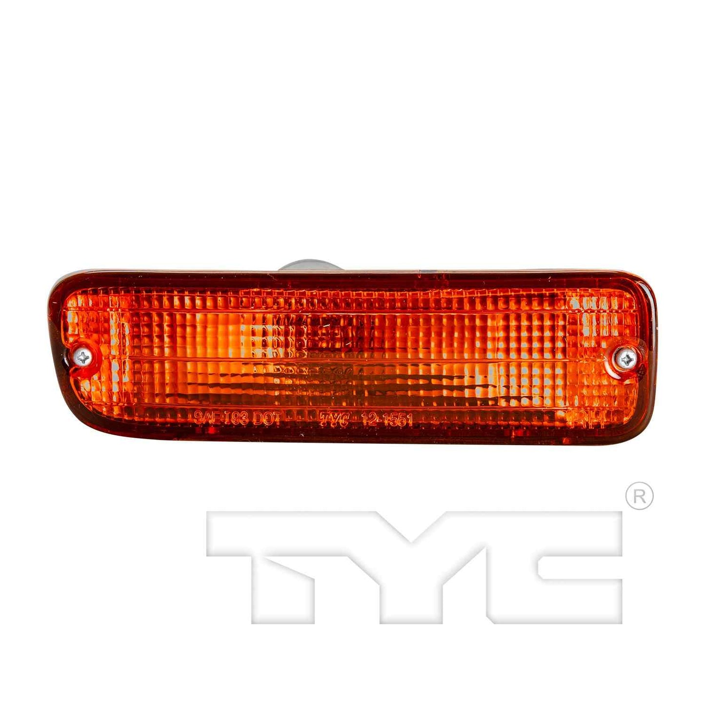 Front View of Front Right Turn Signal Light Assembly TYC 12-1551-90