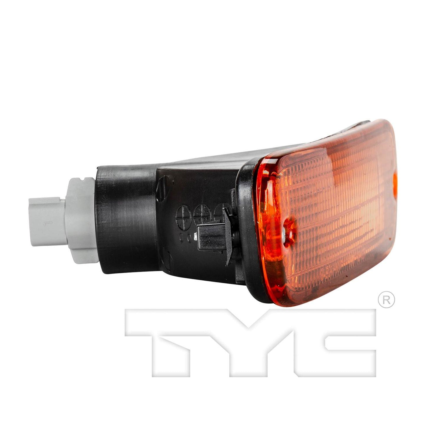 Side View of Front Right Turn Signal Light Assembly TYC 12-1551-90